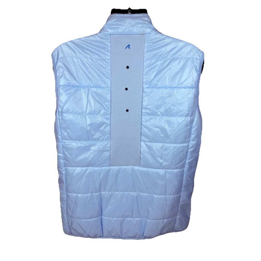 Redvanly Men's Bolton Puffer Full Zip Vest Breeze Blue Size Large New $275.00 - Picture 2 of 11